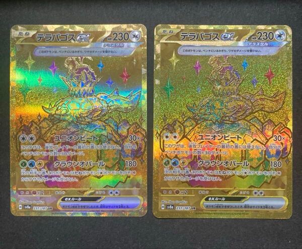 ポケモンカード テラスタルフェスex テラパゴスex UR 2枚セット