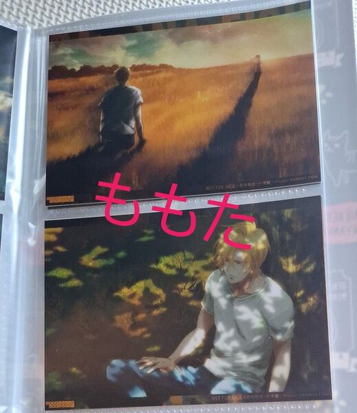 BANANA FISH バナナフィッシュ ノイタミナカフェ ノイカフェ アッシュ・リンクス ブロマイド 特典 等身 限定
