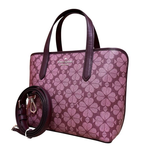 未使用級 ケイトスペード kate spade スペード フラワー トートバッグ 2way ハンドバッグ ショルダーバッグ 極美品