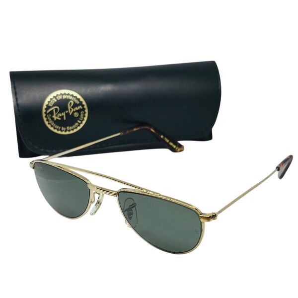美品 レトロ レイバン Ray-Ban サングラス ボシュロム べっ甲 W1785 ヴィンテージ 鼈甲 メガネ 度なし メンズ