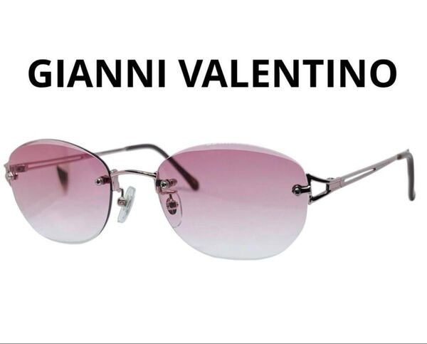 GIANNI VALENTINO ジャンニ ヴァレンチノ サングラス ピンク メガネ 眼鏡 レディース
