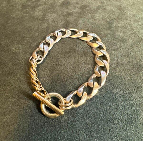 CHTY RePLAY BICOLOR CHAIN BRACELETシルバーブレスレット