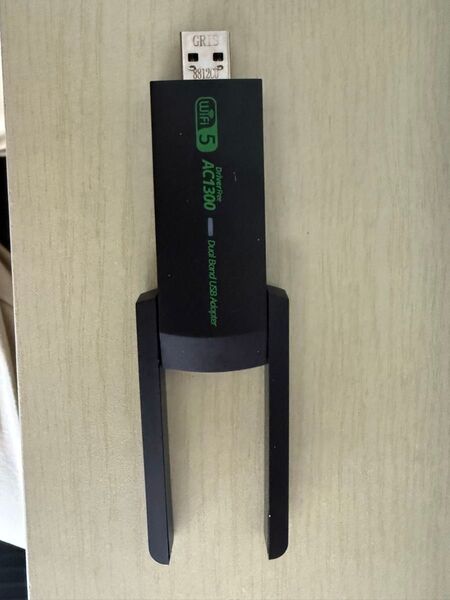 WIFI USB無線LAN 子機 AC1300 5GHz/2.4GHz デュアルバンド RTL8812CU
