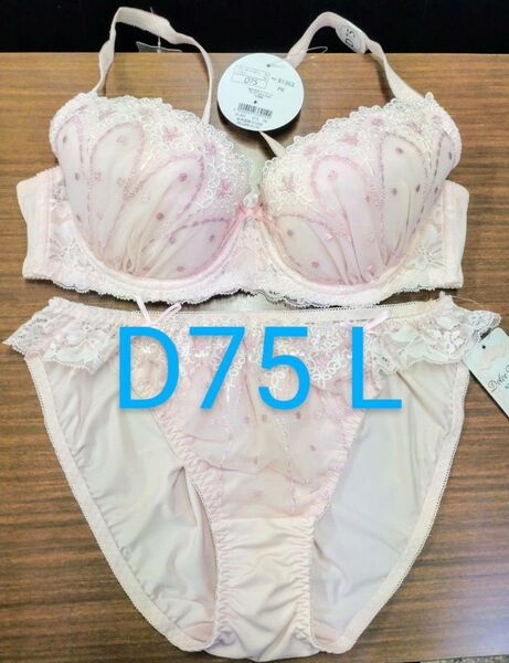 ブラジャーショーツセット D75 L