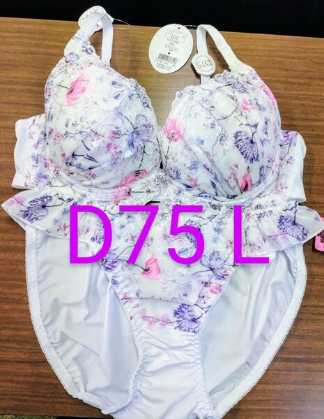 ブラジャーショーツセット D75 L