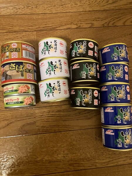 缶詰 各種 月花サバ缶 ツナ缶 イワシ缶 マルハニチロ等