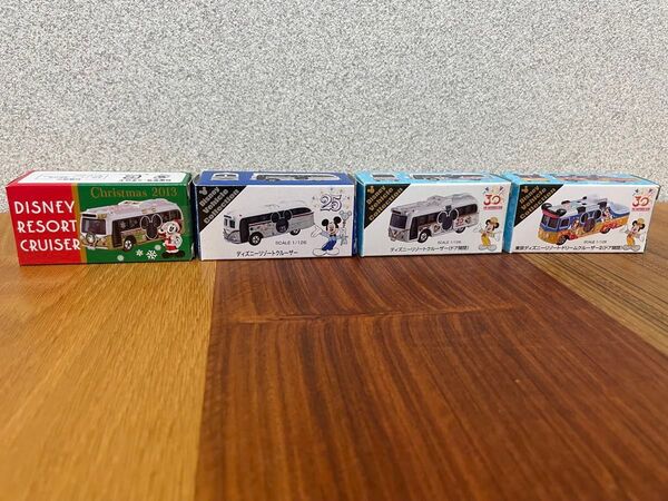 ディズニーリゾートクルーザー トミカ 4点セット 未開封品有り