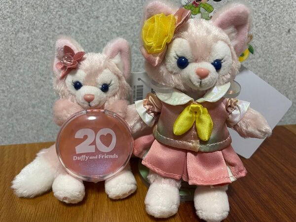 リーナベル ぬいぐるみチャームとぬいぐるみバッジセット 新品タグ3枚全て付き