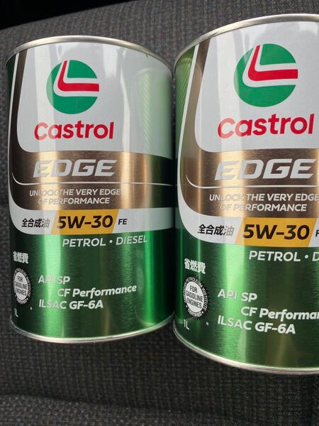 Castrol EDGE 5W-30 1リットル 2缶セット 計2リットル エンジンオイル