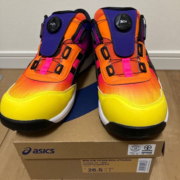アシックス asics 安全靴 WINJOB ウィンジョブ CP209 BOA ボア UTSUROI ウツロイ 26.5cm 限定