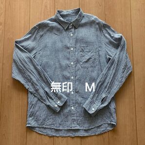 無印 リネンシャツ M