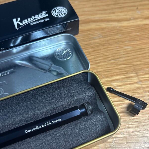 Kaweco Special 0.3 シャープペンシル ブラック クリップ付き