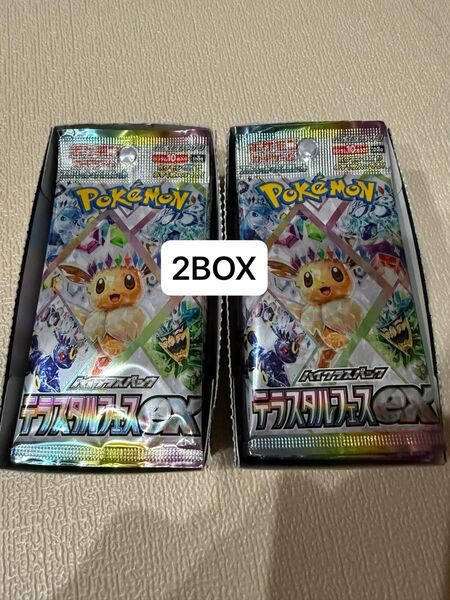 テラスタルフェスex 2BOX分 20パック 新品未開封 ポケモンカード