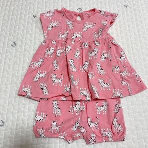 Pekkle ペックル コストコ ベビー服 セットアップ ピンク 9M 70〜80cm