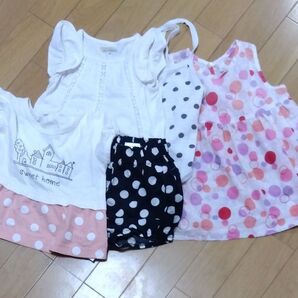 80センチ 女の子 夏服セット