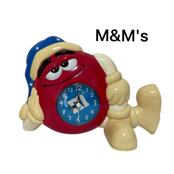 M&M's 目覚まし時計 置き時計 Alarm Clock エムアンドエムズ レトロ ヴィンテージ