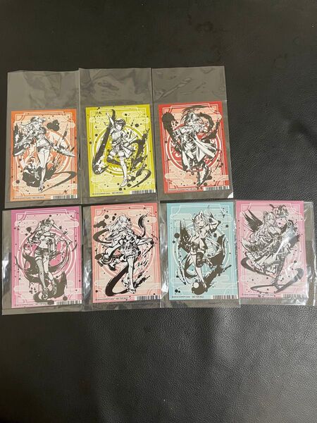 24時間以内発送 商品番号4445 ホロライブ 墨彩の宴 7枚セット ブロマイド 非売品 アニメイト限定特典 墨彩画