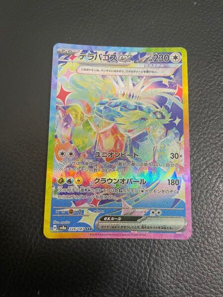 24時間以内発送 商品番号4450 ポケモンカードゲーム SV8a テラスタルフェスex SAR テラパゴスex