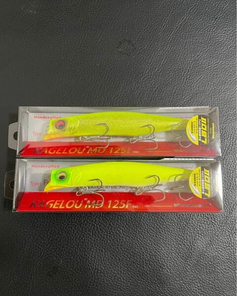 24時間以内発送 商品番号4425 Megabass メガバス カゲロウ MD125F GLXダブルチャート ドチャート