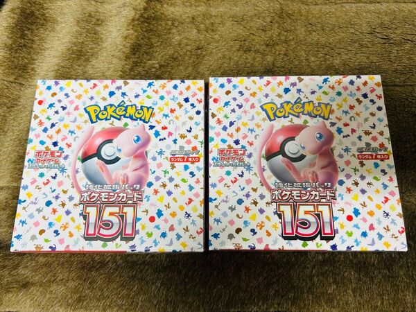 【未開封】【シュリンク有り】 ポケモンカード151 2BOX