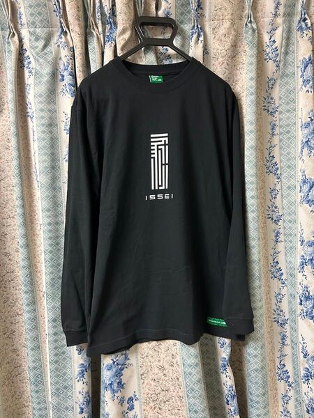 一誠 issei 新ロゴ ロンt キープキャスト ブラック 長袖Tシャツ L ロンT
