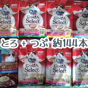 銀のスプーン三ツ星グルメ とろリッチ + つぶリッチ 8袋 約144本②★猫のおやつ