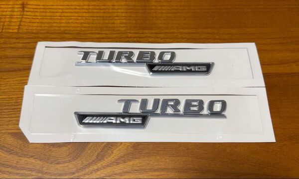 TURBO AMGロゴ エンブレム サイドフェンダー バッジ ステッカー メルセデスベンツ用 デカール エアアウトレット装飾