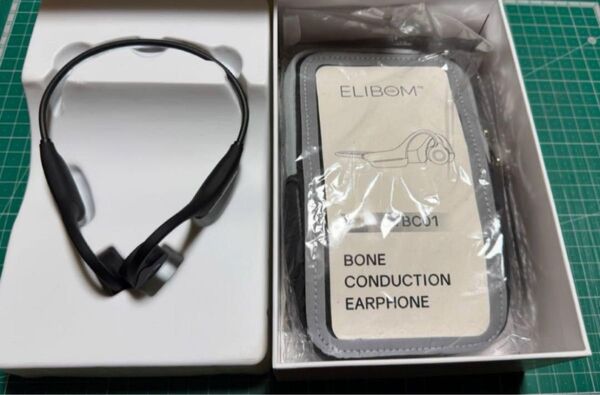 ELIBOM BC01 骨伝導イヤホン Bluetooth ワイヤレスイヤホン 8時間使用可能 環境音聞き取り 開放型ヘッドホン