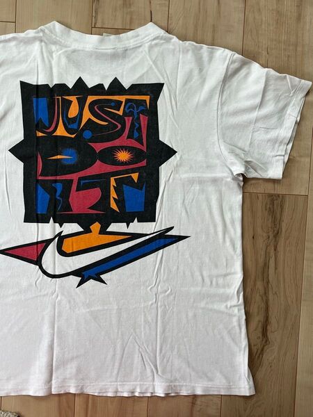 OLD NIKE JUST DO IT. Tシャツ ヴィンテージ ナイキ 90s 銀タグ Lサイズ シングルステッチ
