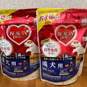 BEAUTY pro 成犬用 ドライフード 200g 2個セット