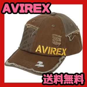 アヴィレックス キャップ ダメージ加工 メッシュキャップ AVIREX