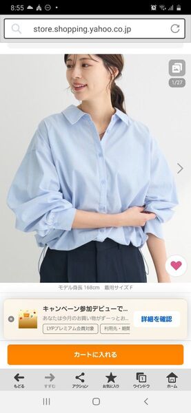 ブラウス 水色 長袖 新品 chocol raffine robe