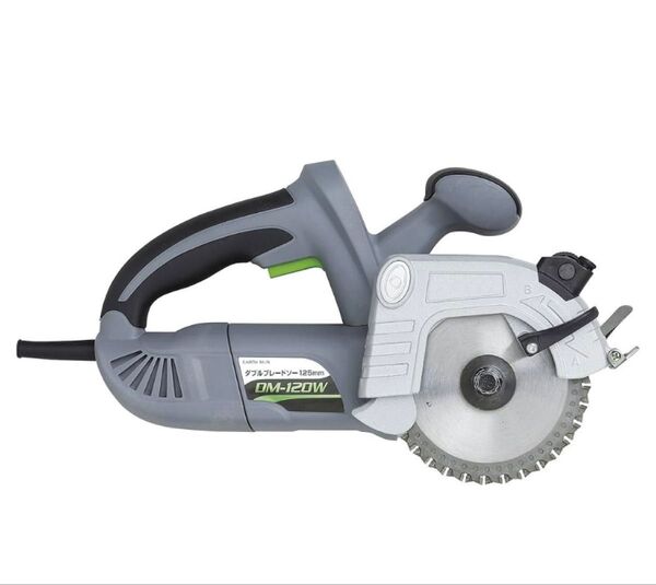 未使用 EARTH MAN POWER TOOL DM-120Wダブルブレードソー125m