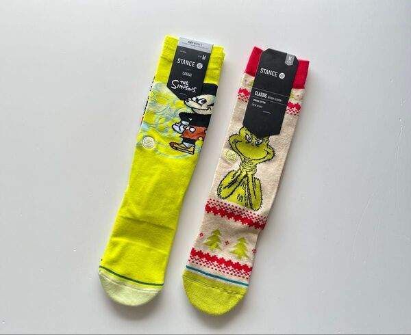 新品 STANCE スタンス ソックス 靴下 2点 M 約22~25cm