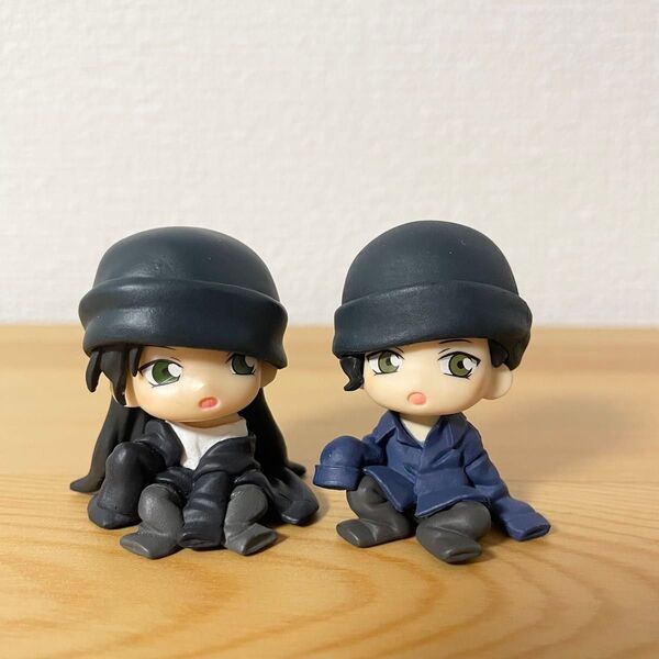 名探偵コナン ちぢませ隊 フィギュアライ 赤井秀一 2点セット