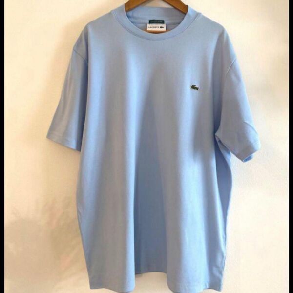 LACOSTEラコステ【L】Tシャツ ブルー トップス
