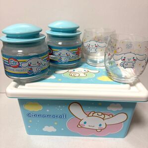 サンリオ シナモンロールグッズ コンテナボックス キャニスター デザートグラス シナモロール 容器 グッズ 保存容器