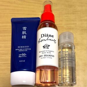 無印良品 雪肌精 等 日焼け止め ドライシャンプー オイルクレンジング 中古 まとめ売り
