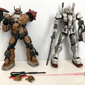 HG ガンプラ 完成品 復讐のレクイエム ガンダムEX ザクⅡソラリ機 セット