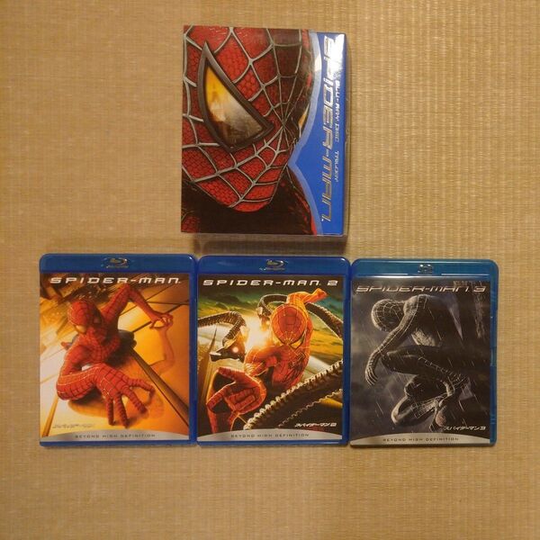 スパイダーマン トリロジー ブルーレイBOX + スパイダーマン1〜3 Blu-rayセット