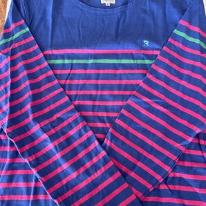 Arnold Palmer Timeless ボーダーカットソー 長袖 M ピンク×ブルー