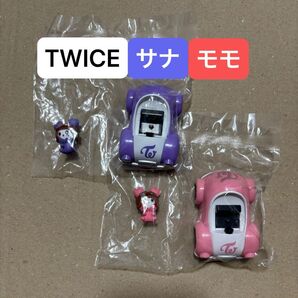 TWICE サナ モモ プルバックカー 2点セット バンダイナムコ ガチャ
