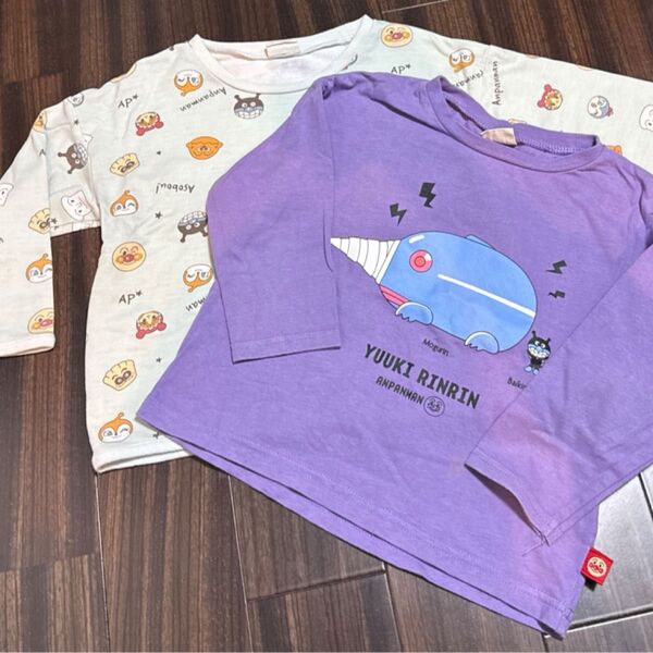 アンパンマン・バイキンマン ロンT サイズ100 2枚セット