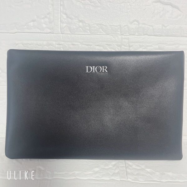 新品未使用 Dior ディオール 千鳥格子 限定 ノベルティ ポーチ BLACK