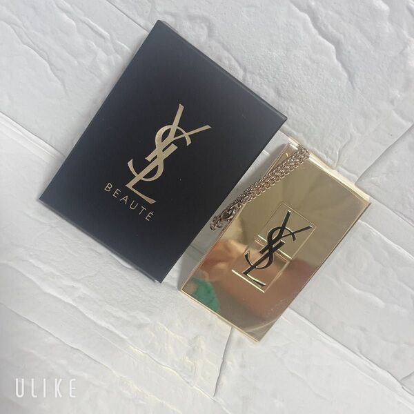 新品未使用 YSL イヴサンローラン ゴールド 鏡 ミラー ノベルティ