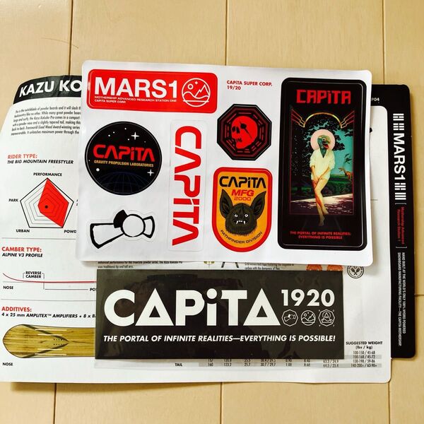 CAPITA snowboards ステッカー