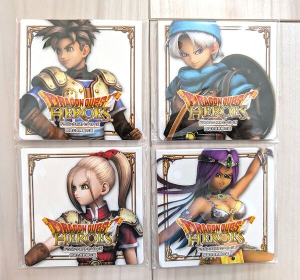 ドラゴンクエストヒーローズ メモパッド4個セット ローソン限定オリジナル