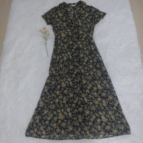 SLOBE IENA スローブ イエナ 花柄シャツワンピース マキシ ロング F