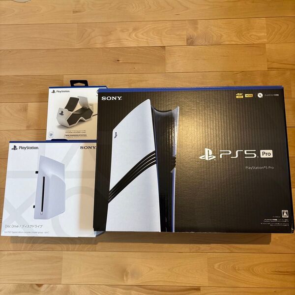 PS5 Pro PlayStation5 Pro 本体 ディスクドライブ コントローラー充電器付き