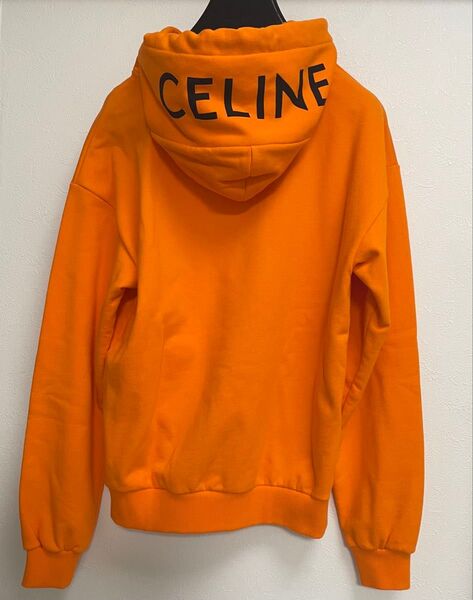 21SS Celine 2Y499052H フードロゴ パーカー フーディ ルーズスウェットシャツ セリーヌ エディスリマン